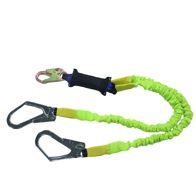 CSA ANSI fall arrest webbing belt safety harness dorsal lanyard 