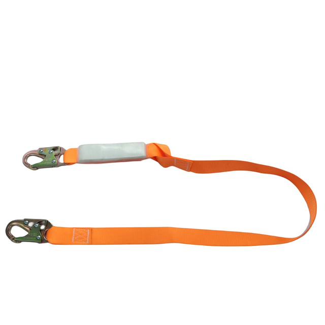 CSA ANSI fall arrest webbing belt safety harness dorsal lanyard 