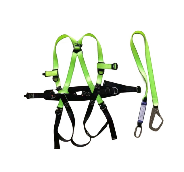 Full Body Fall Arrest Protection Webbing Harness 