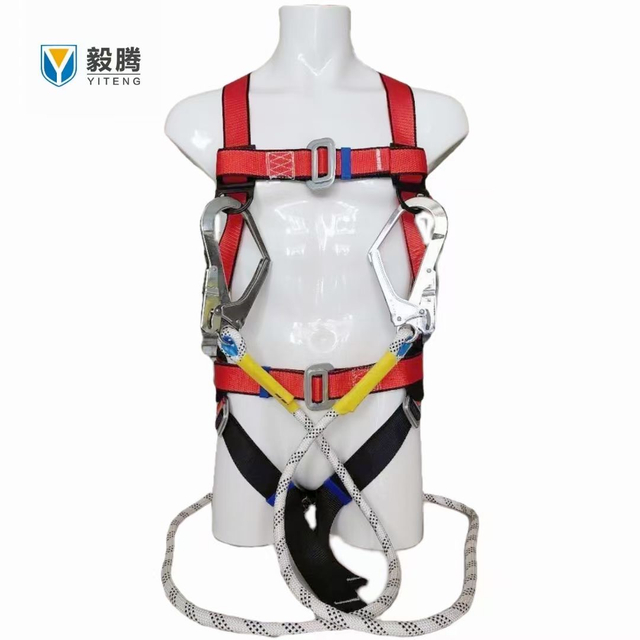 CE standard shoulder and waist and leg protection climbing rescuing harness 