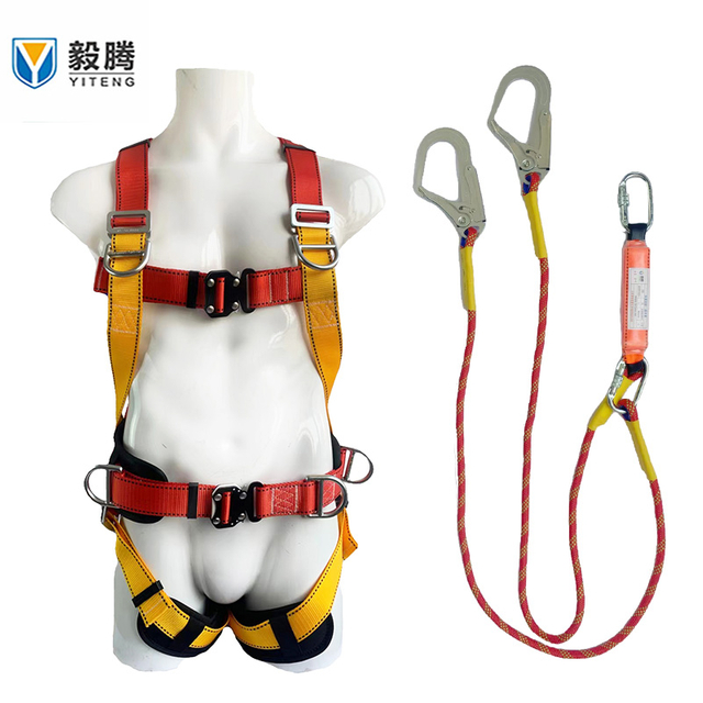 Chemicals fiber Fall Arrest Protective Safety Harness 