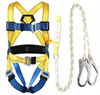  custom 5 hanging points drop Protective belt Back support double ally steel hooks lanyard safety harness 