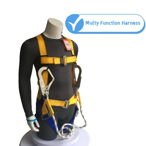 CE certified 100% polyester fall protection electrician climbing safety harness 