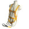 Yellow 5 point Fall Arrest full body safety Harness for aerail working fall protection 