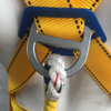 Yellow 5 point Fall Arrest full body safety Harness for aerail working fall protection 